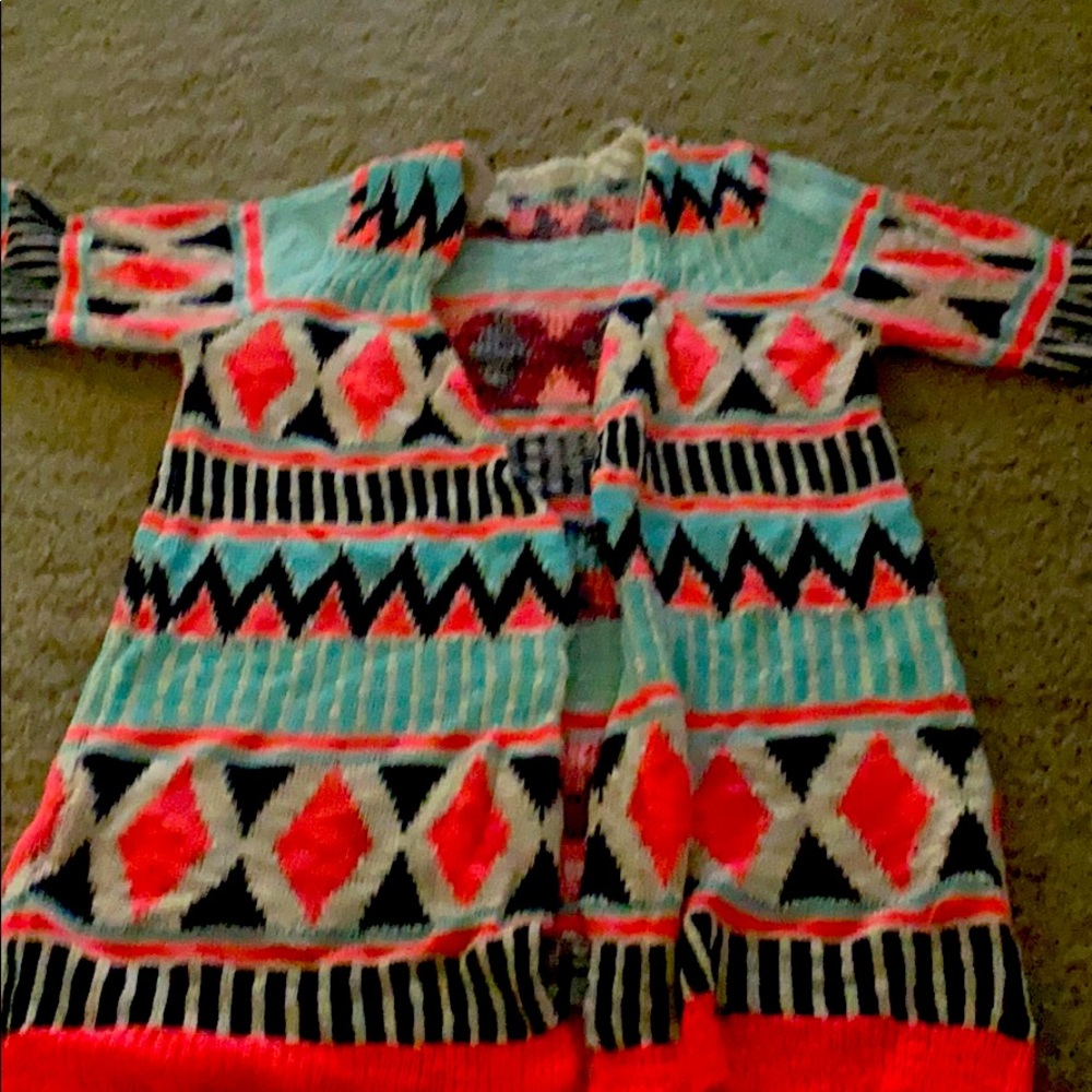 Multi-colored cardigan